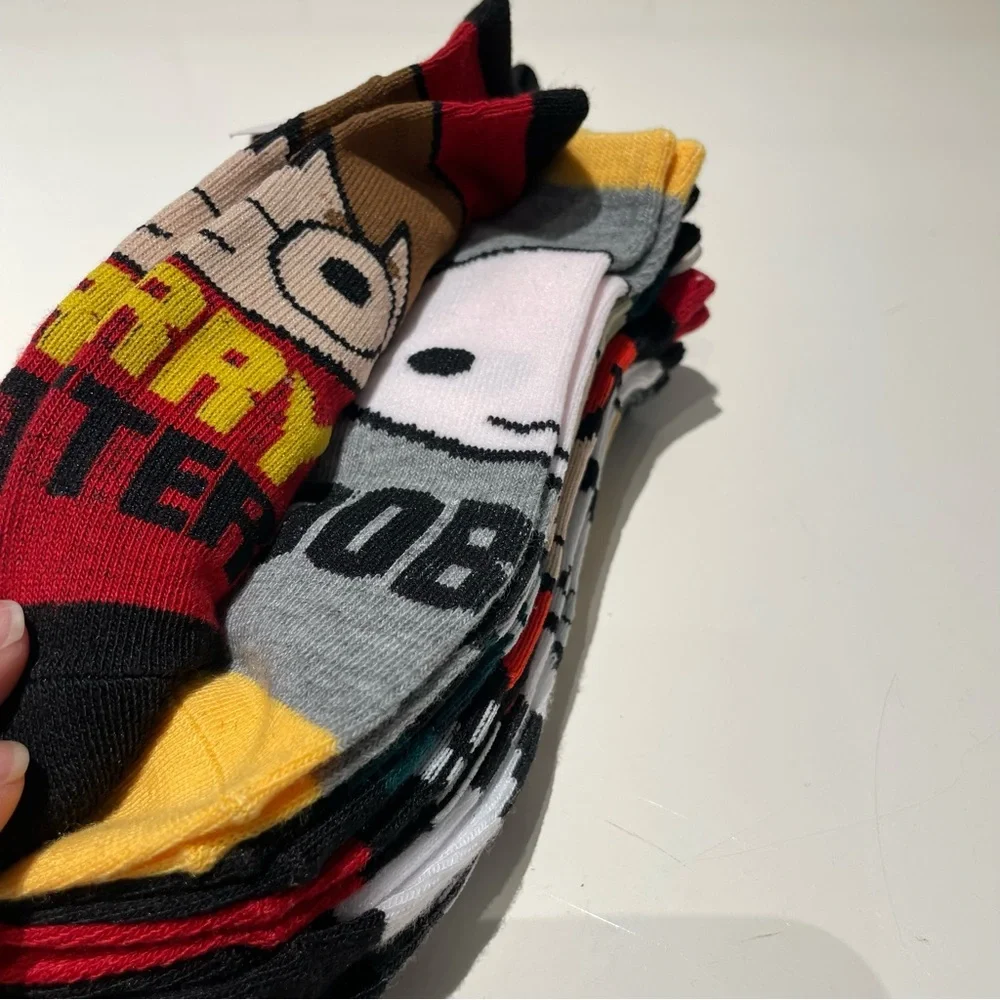 Harry Potter 6 Pack of  Low Cut Socks Shoe Size 4-10